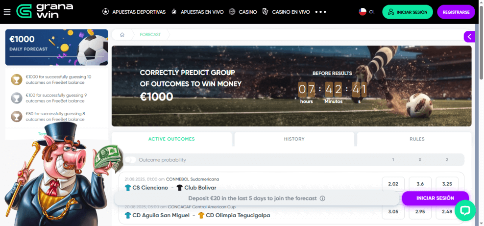 Apuestas Deportivas Granawin